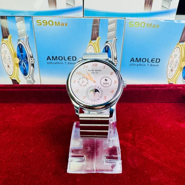 S90 Max AMOLED Smartwatch - Ultrathin 7.8mm Design